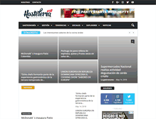 Tablet Screenshot of hostelerianews.com
